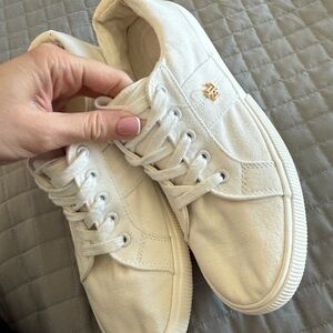 Ralph Lauren White Sneakers with Logo